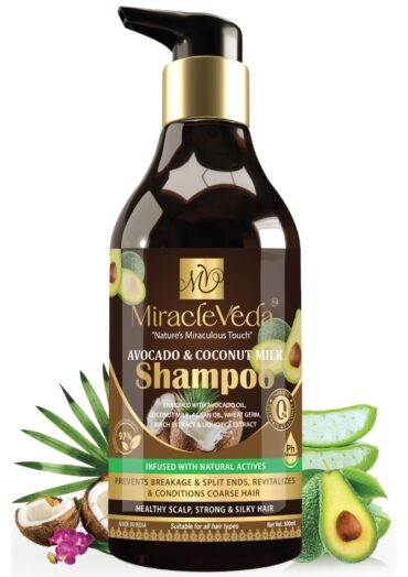 Avocado coconut milk shampoo