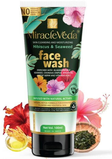 Seaweed hibiscus Anti aging face wash