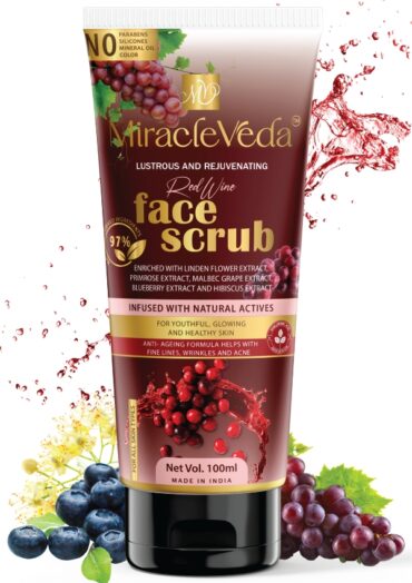 Anti aging red wine scrub